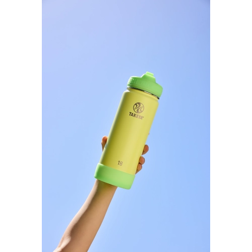 BOTELLA TAKEYA GLOW 530 ML BOMBILLA LIGHTNING GREEN - 5