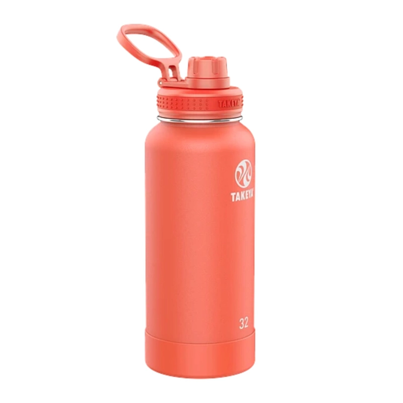 BOTELLA TAKEYA 950 ML ANTIGOTEO CORAL - 1