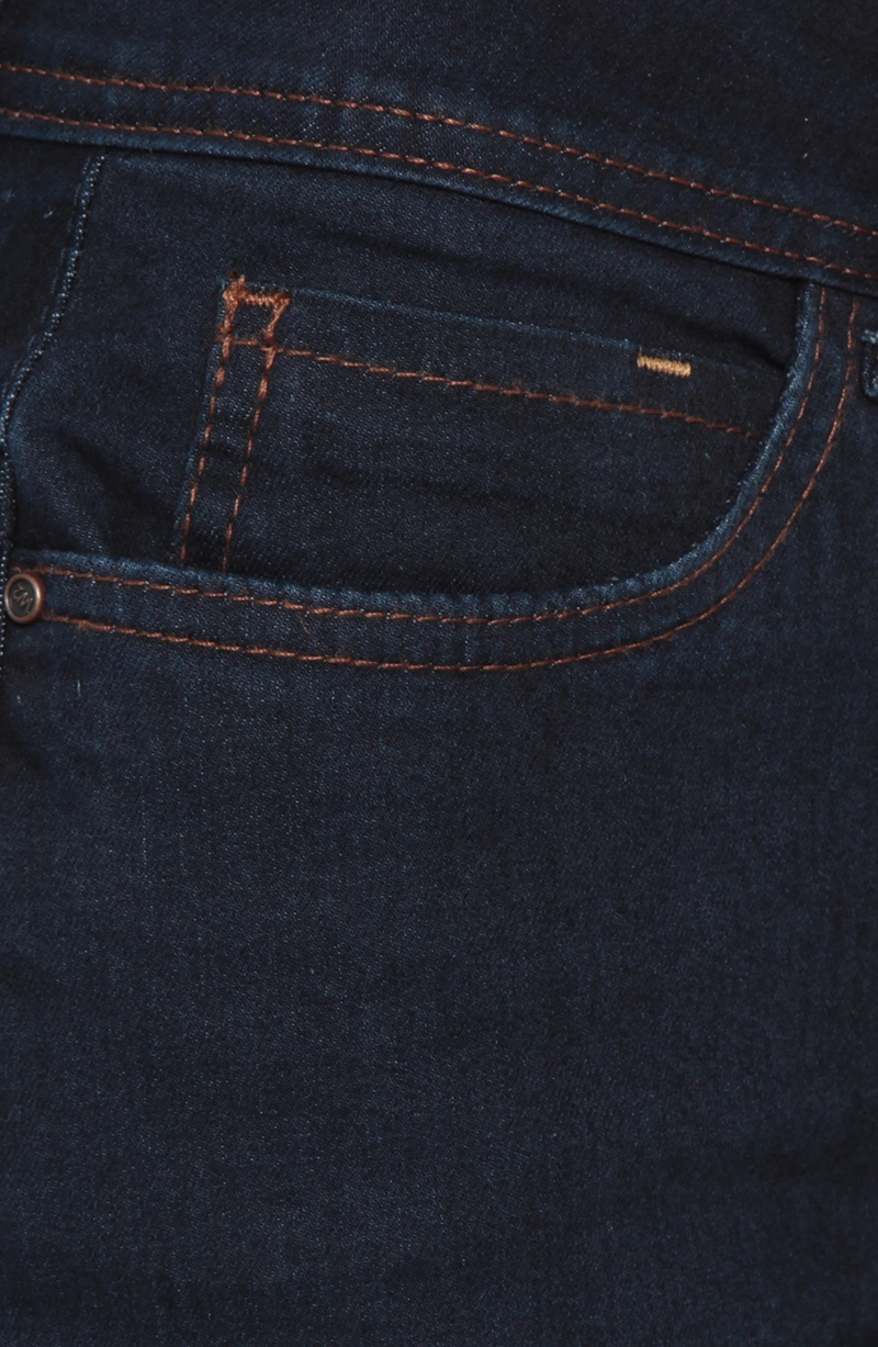 JEANS MUJER RECTO TIRO ALTO PUSH IN PUSH UP PRETINA MEDIA 2 BOTONES - 2