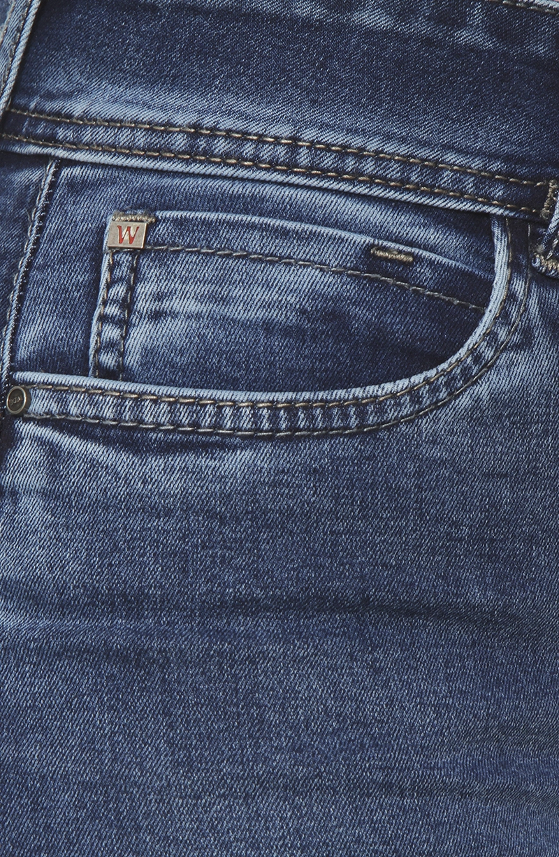 JEANS MUJER 2 BOTONES PUSH UP  SLIM TIRO ALTO PRETINA - 3