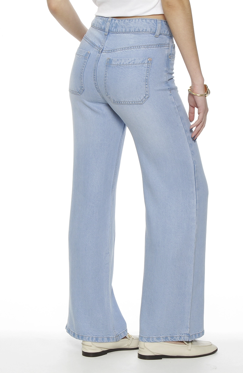 PANTALON RECTO LYOCELL PRETINA BASICA 1 BOTON - 6