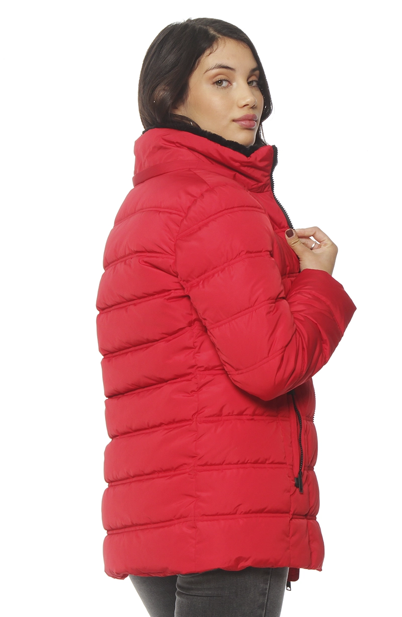 PARKA MANGA LARGA CON APLICACION EN CAPUCHA CIERRE - 7