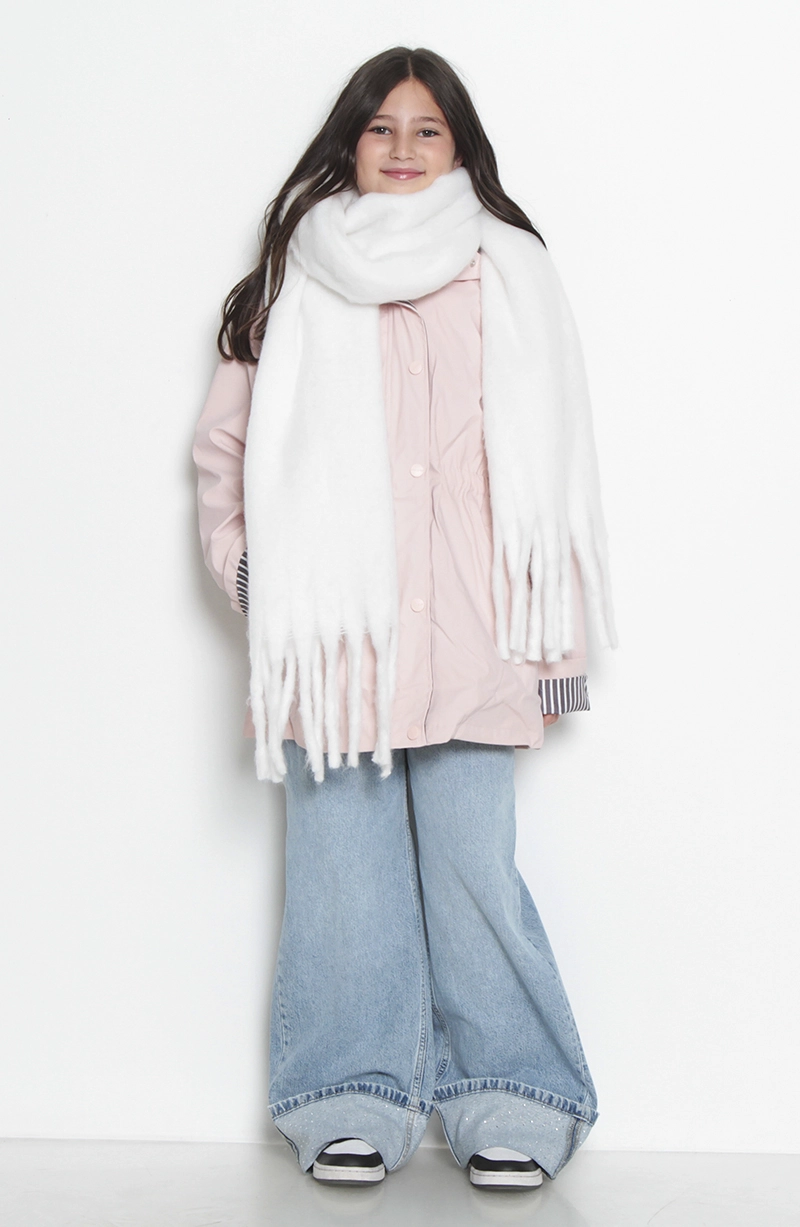 CHAQUETA IMPERMEABLE KID MANGA LARGA CON CAPUCHA NINITA - 6
