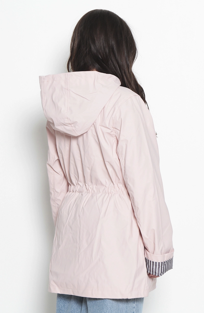CHAQUETA IMPERMEABLE KID MANGA LARGA CON CAPUCHA NINITA - 8