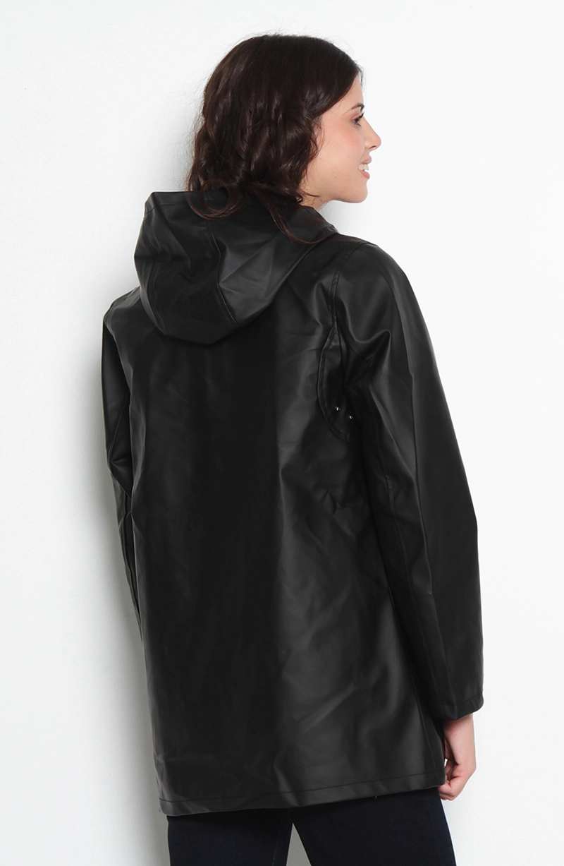 CHAQUETA IMPERMEABLE MANGA LARGA CON CAPUCHA - 8