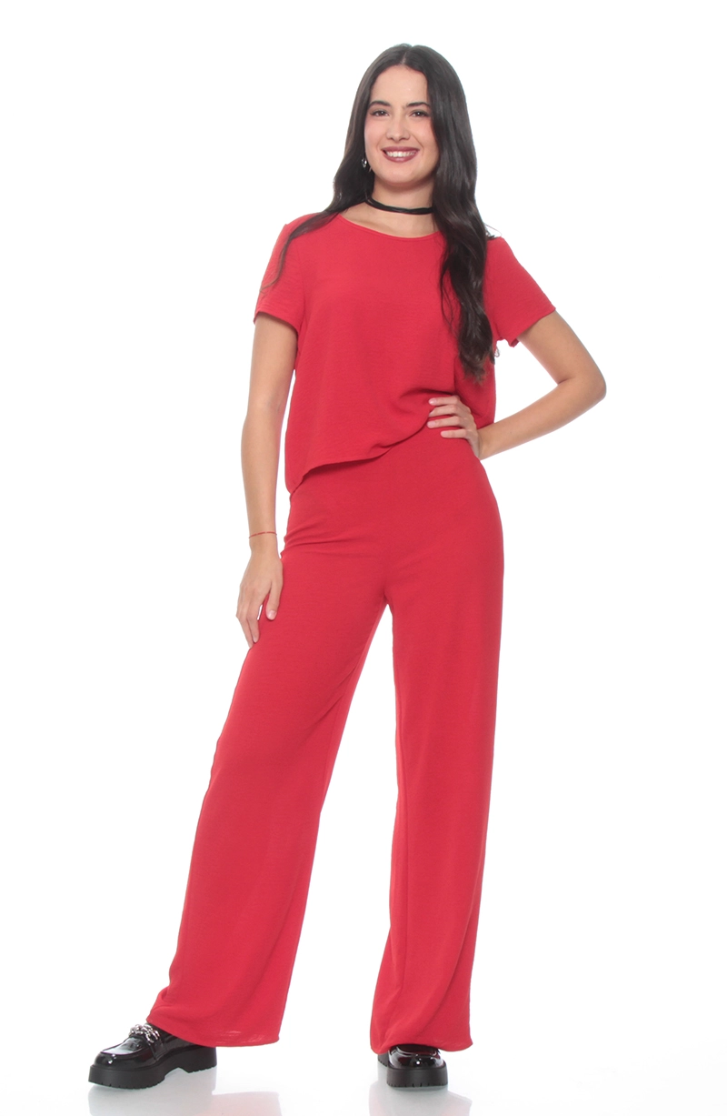 BLUSA MANGA CORTA ESCOTE REDONDO - 3