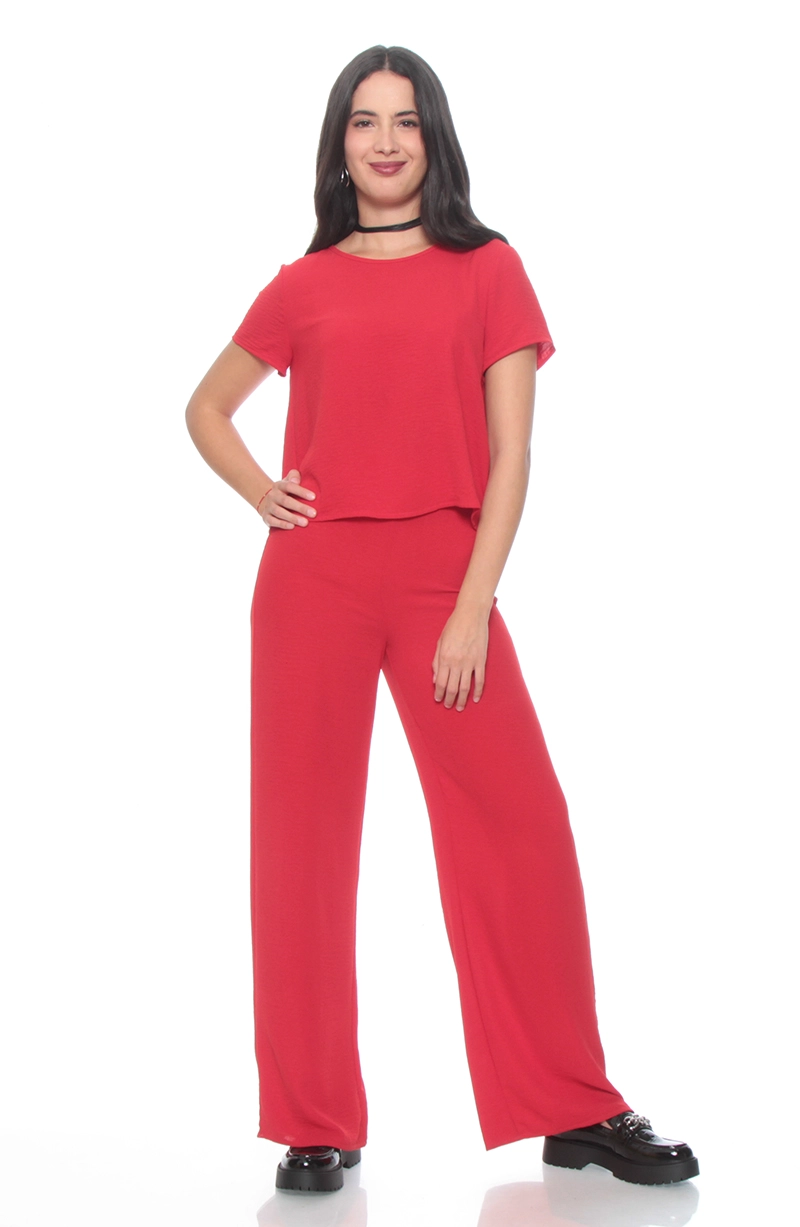 BLUSA MANGA CORTA ESCOTE REDONDO - 4