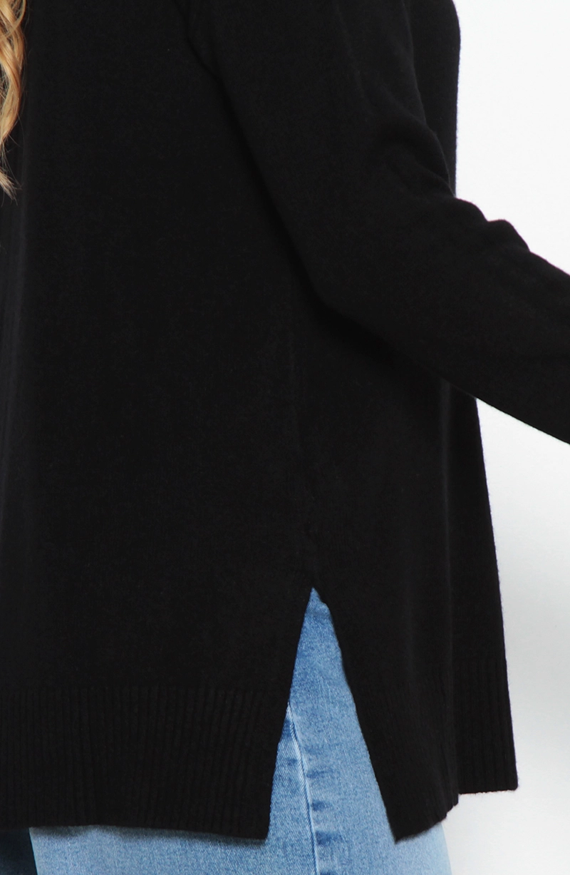 SWEATER MANGA LARGA CUELLO ALTO - 5