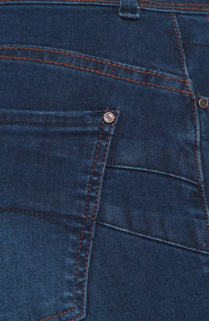 JEANS MUJER  PITILLO PUSH UP TIRO ALTO PRETINA MEDIA - 5