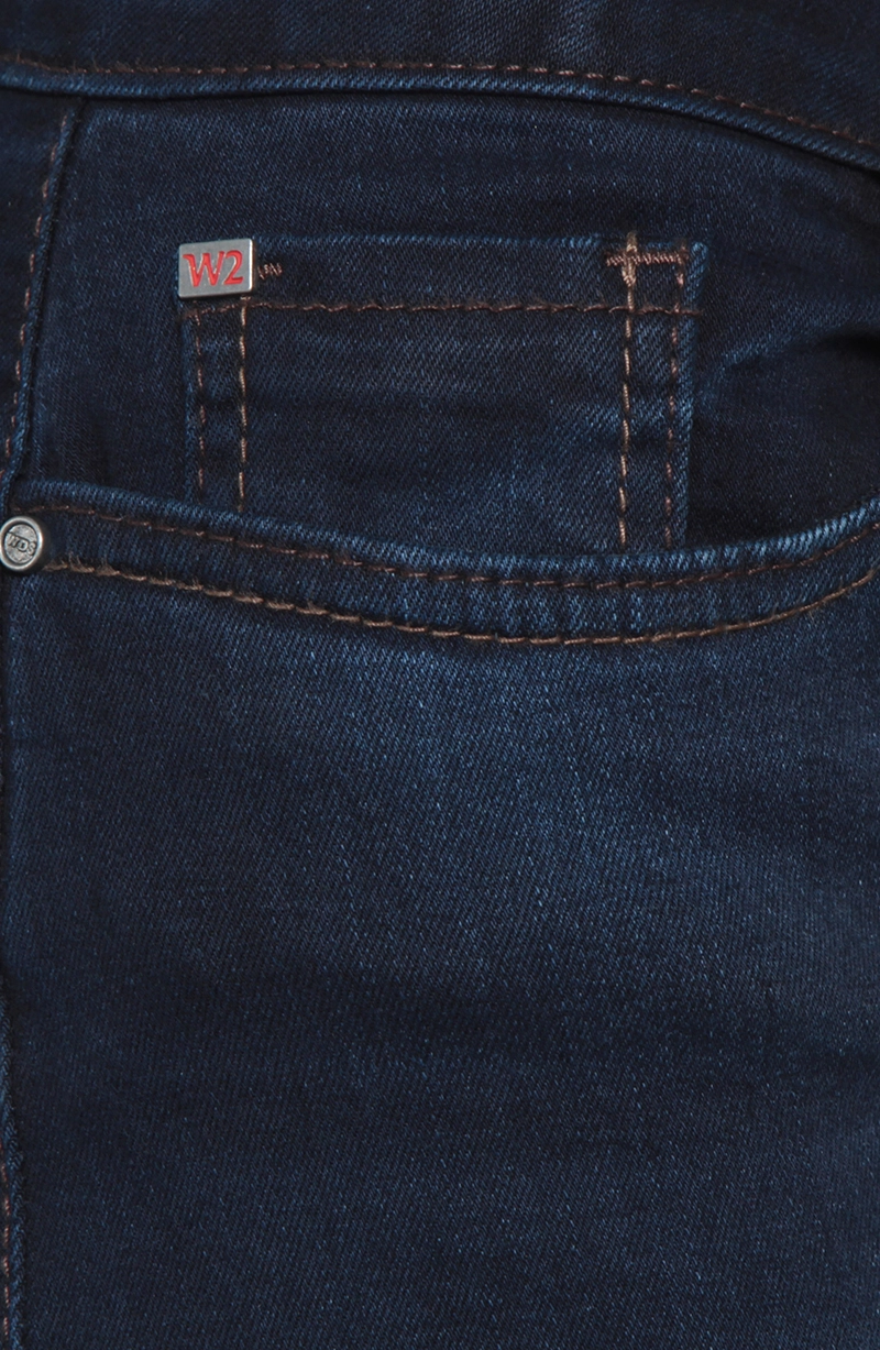 JEANS MUJER RECTO TIRO MEDIO PRETINA BASICA UN BOTON - 3