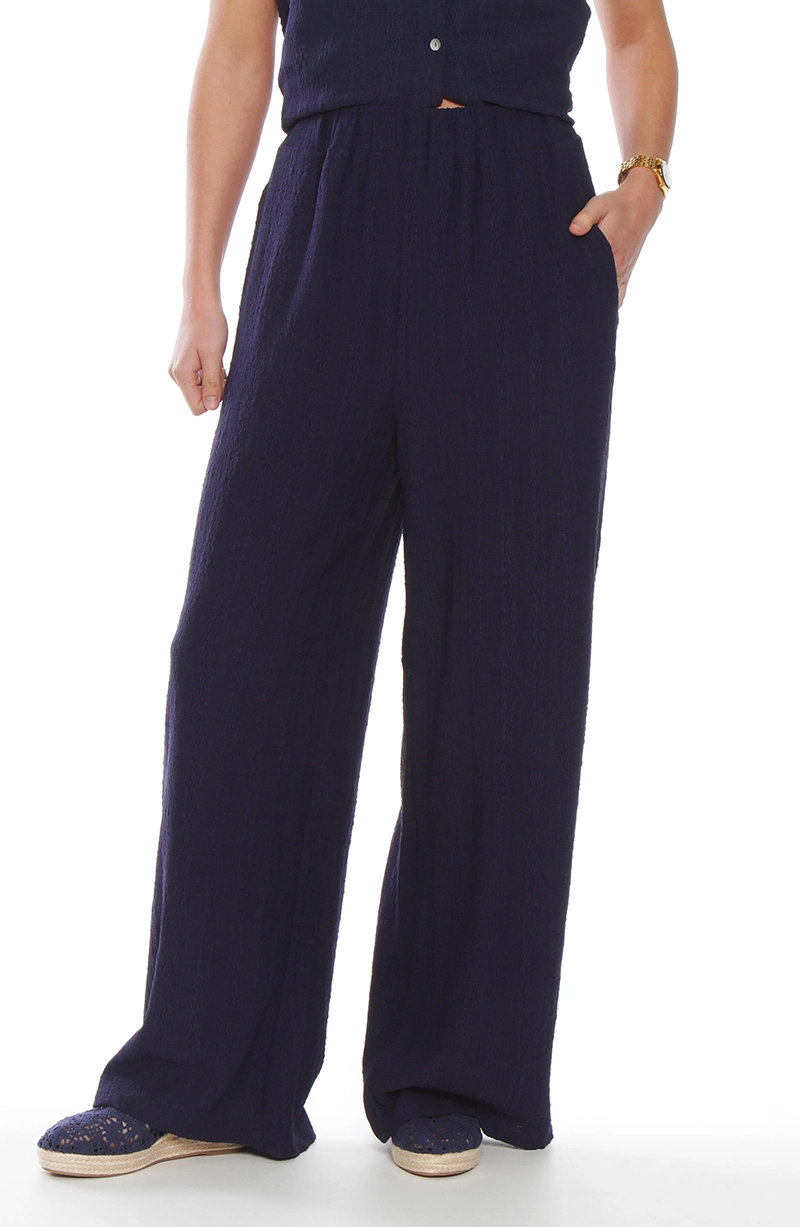 CONJUNTO BLUSA SIN MANGA Y PANTALON WIDE LEG - 6