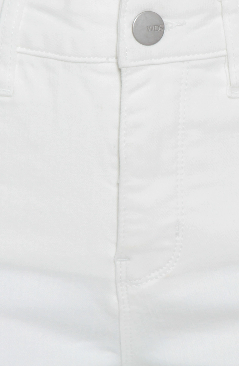 JEANS MUJER  COLOR WIDE LEG TIRO ALTO PRETINA BASICA 1 BOTON - 2