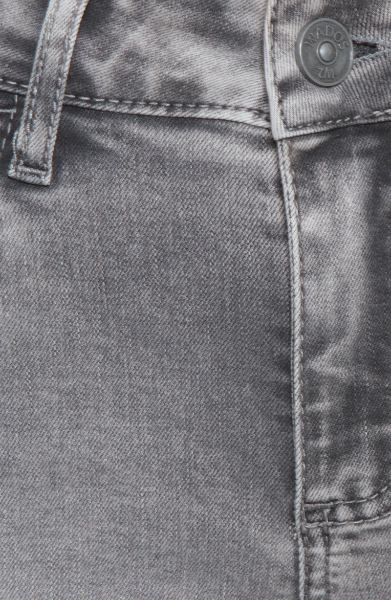 JEANS MUJER RECTO TIRO MEDIO PRETINA BASICA 1 BOTON - 2