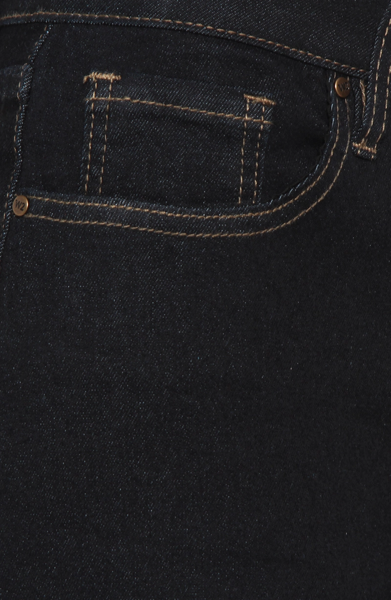 JEANS MUJER RECTO TIRO MEDIO PRETINA BASICA 1 BOTON - 2