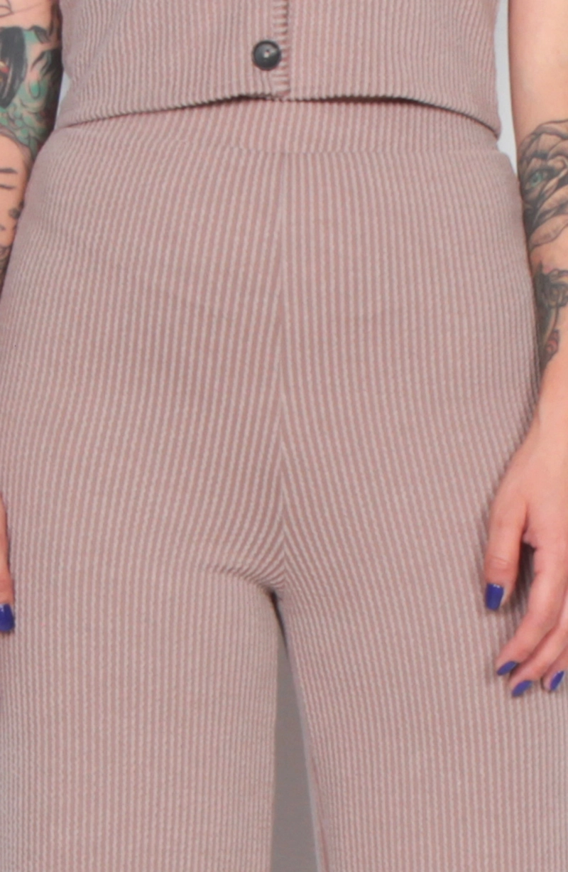 CONJUNTO VEST Y PANTALON SOLIDO - 4