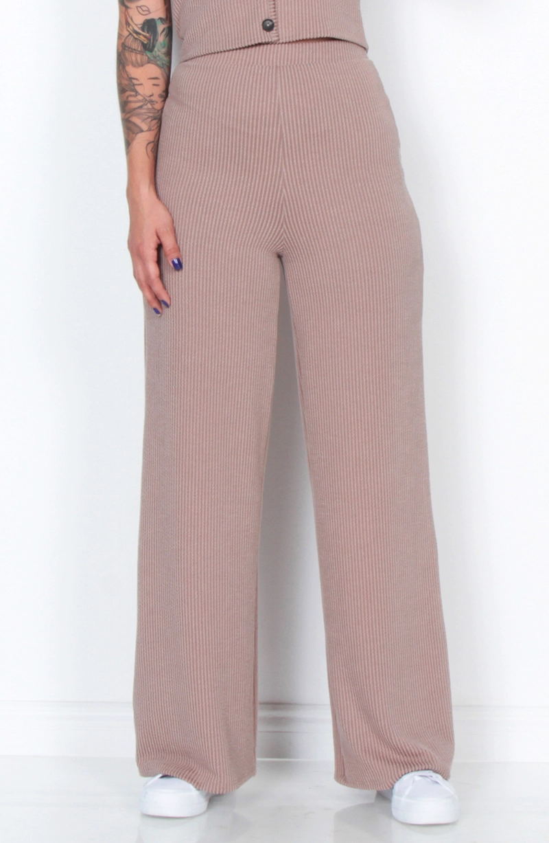 CONJUNTO VEST Y PANTALON SOLIDO - 5