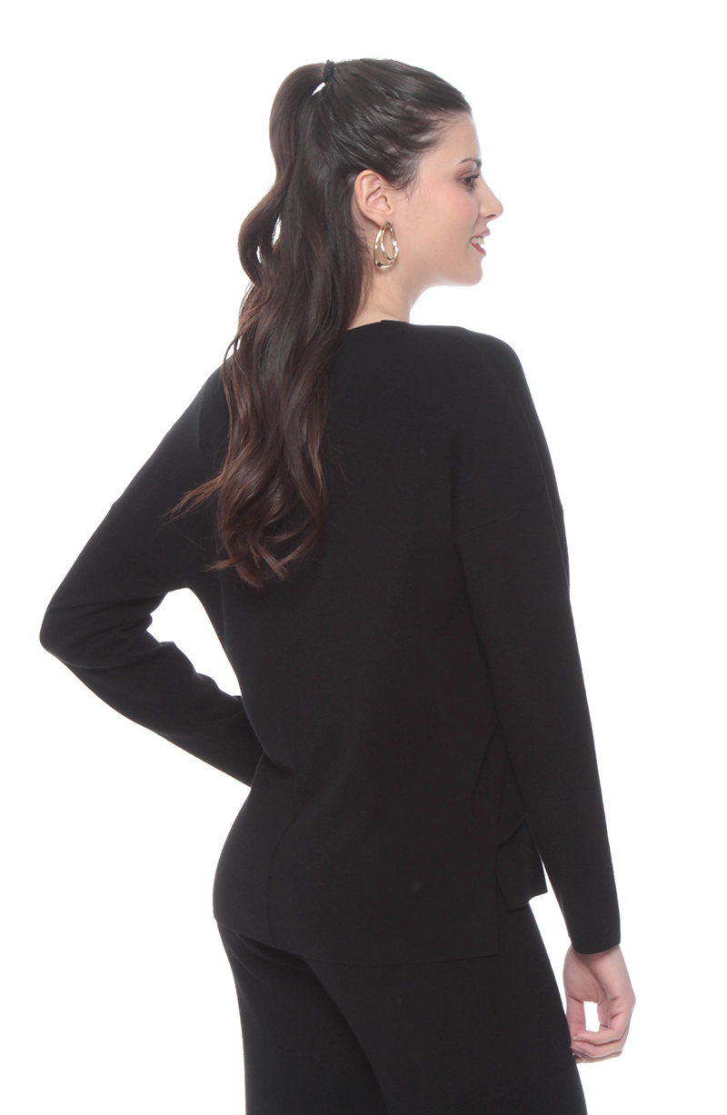 CONJUNTO SWEATER Y PANTALON SOLIDO - 5