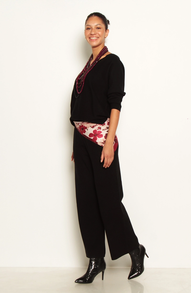 CONJUNTO TEJIDO SWEATER Y PANTALON WIDE LEG - 6