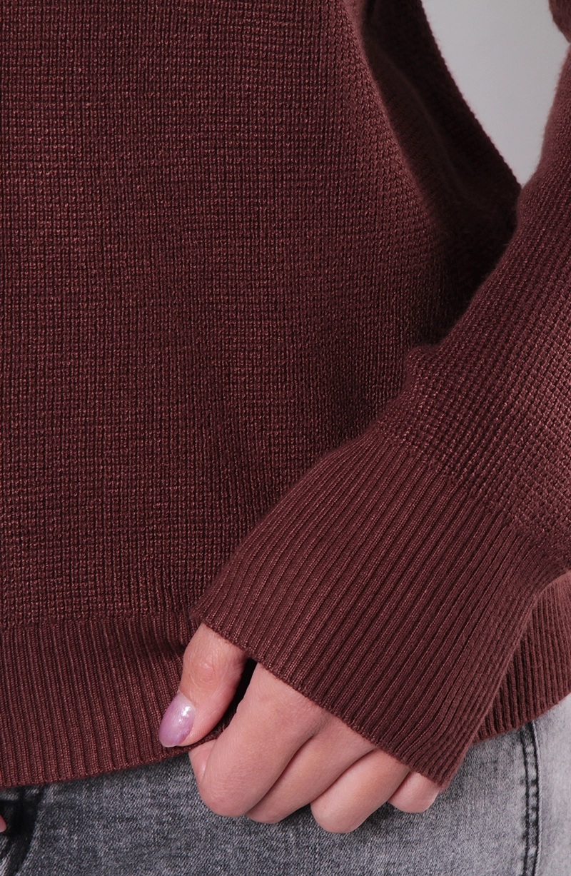 SWEATER MANGA LARGA ESCOTE V - 2