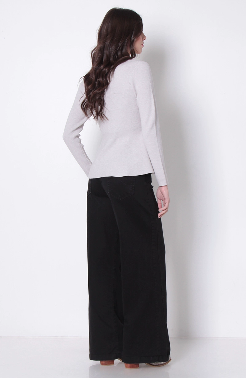 SWEATER MANGA LARGA CUELLO REDONDO - 6