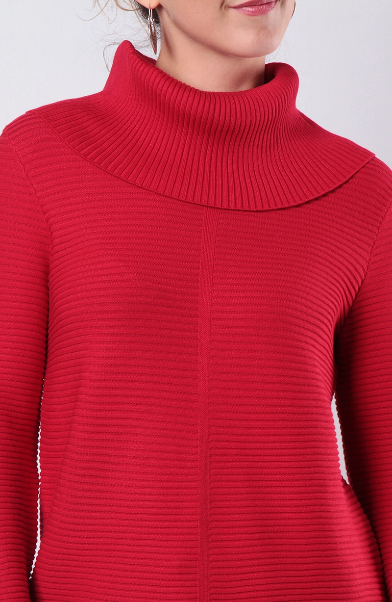 SWEATER CUELLO ALTO MANGA LARGA - 3