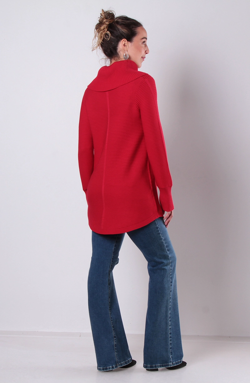 SWEATER CUELLO ALTO MANGA LARGA - 6