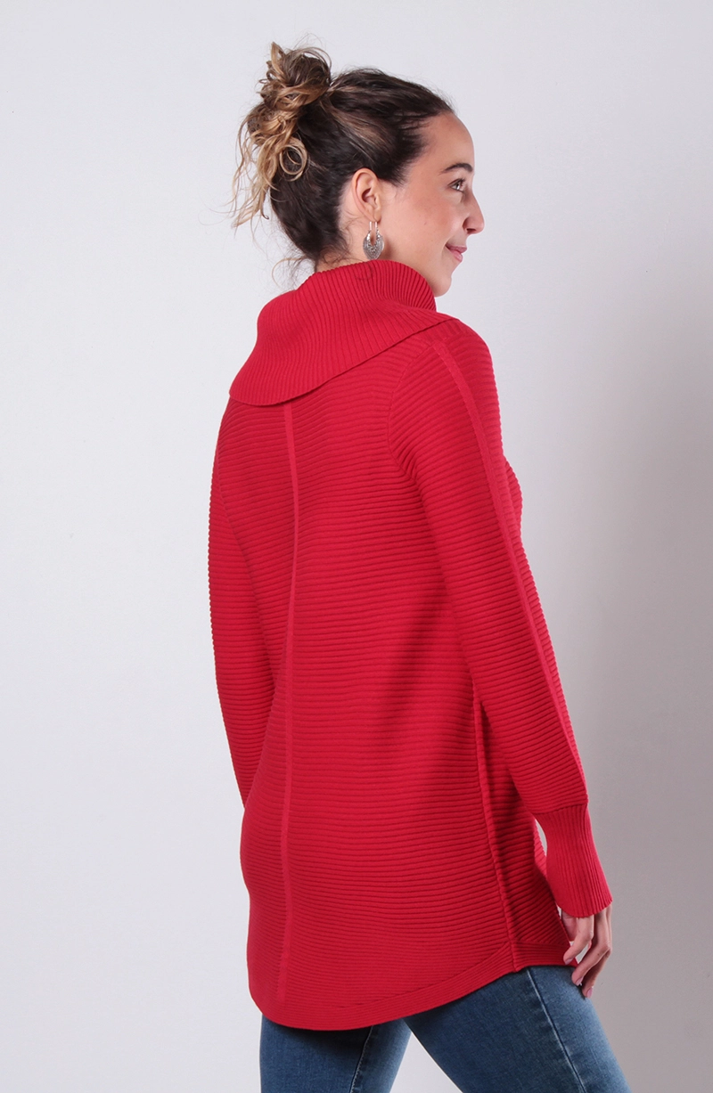 SWEATER CUELLO ALTO MANGA LARGA - 7