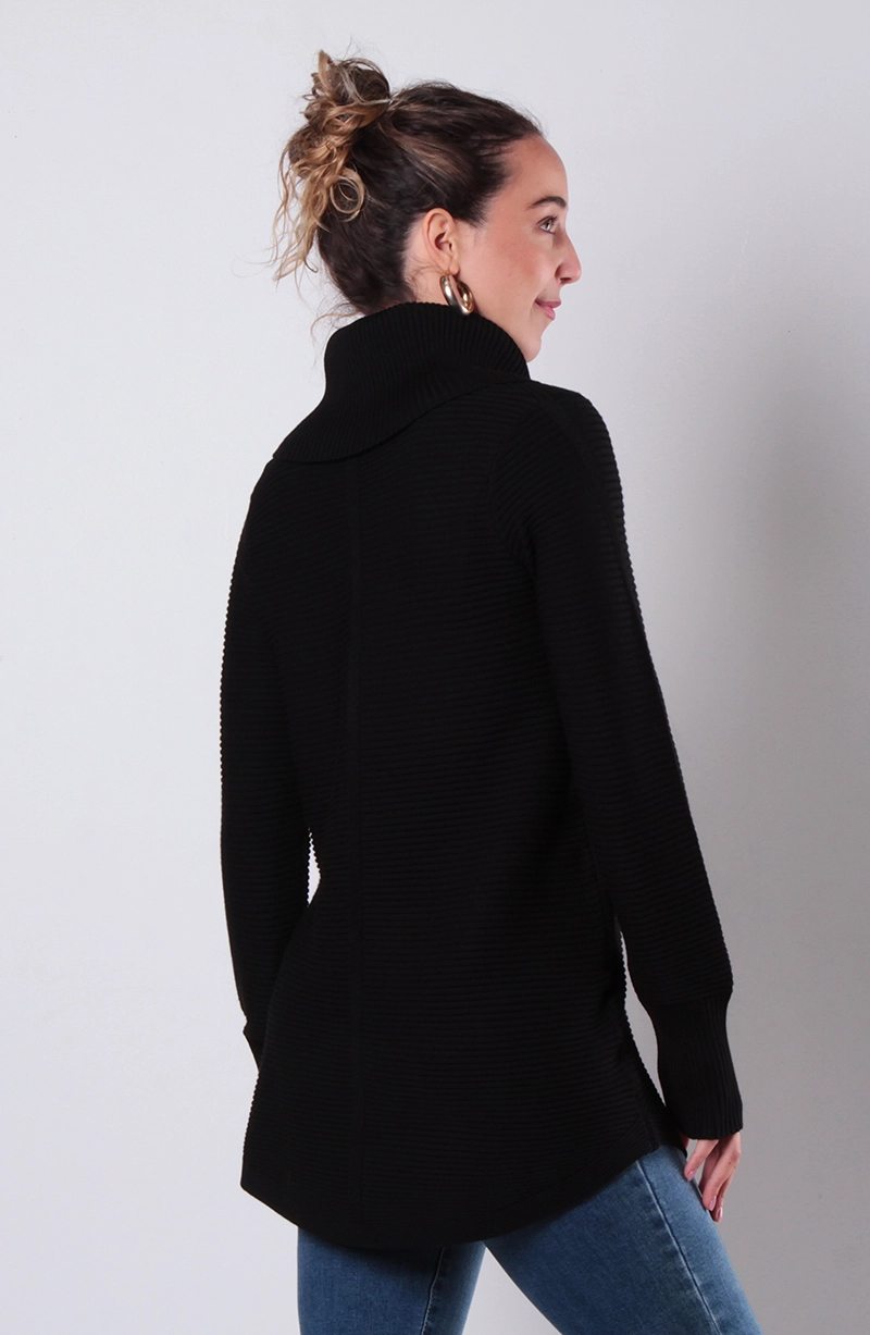 SWEATER CUELLO ALTO MANGA LARGA - 7