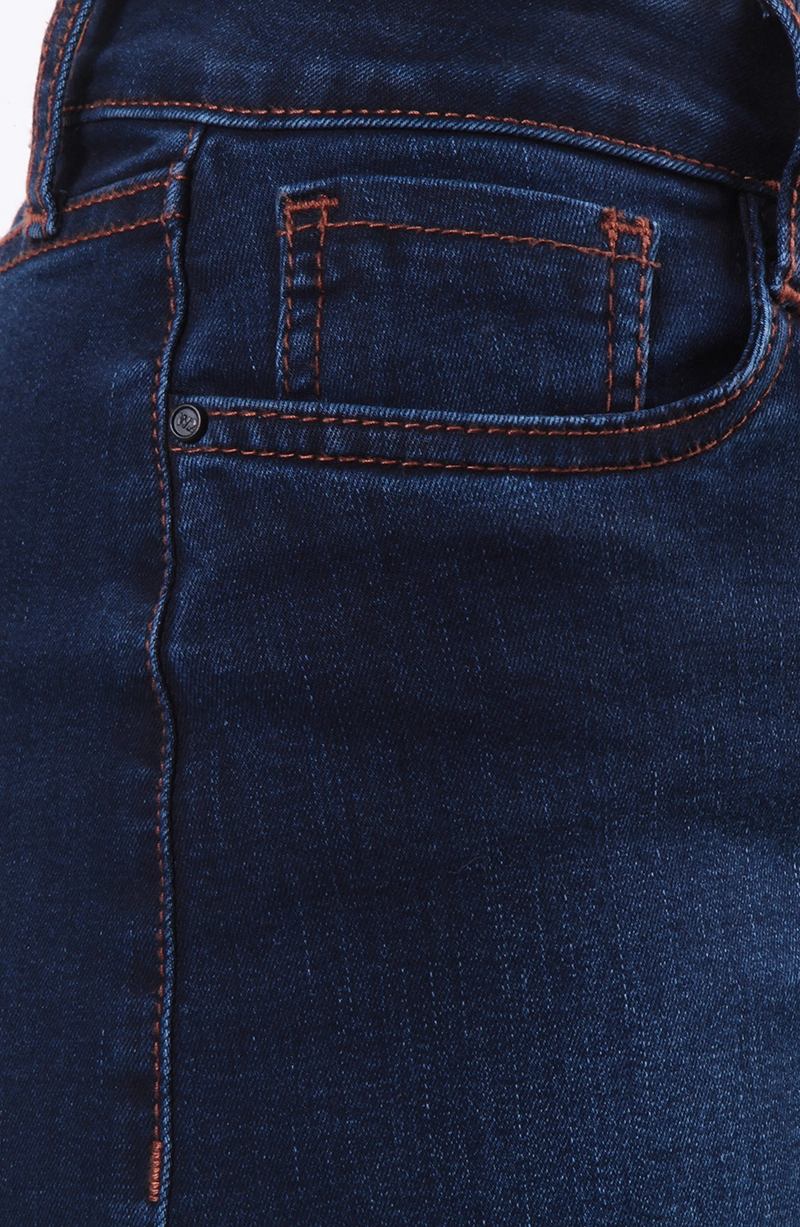 JEANS MUJER BASICO WIDE TIRO MEDIO PRETINA UN BOTON - 3