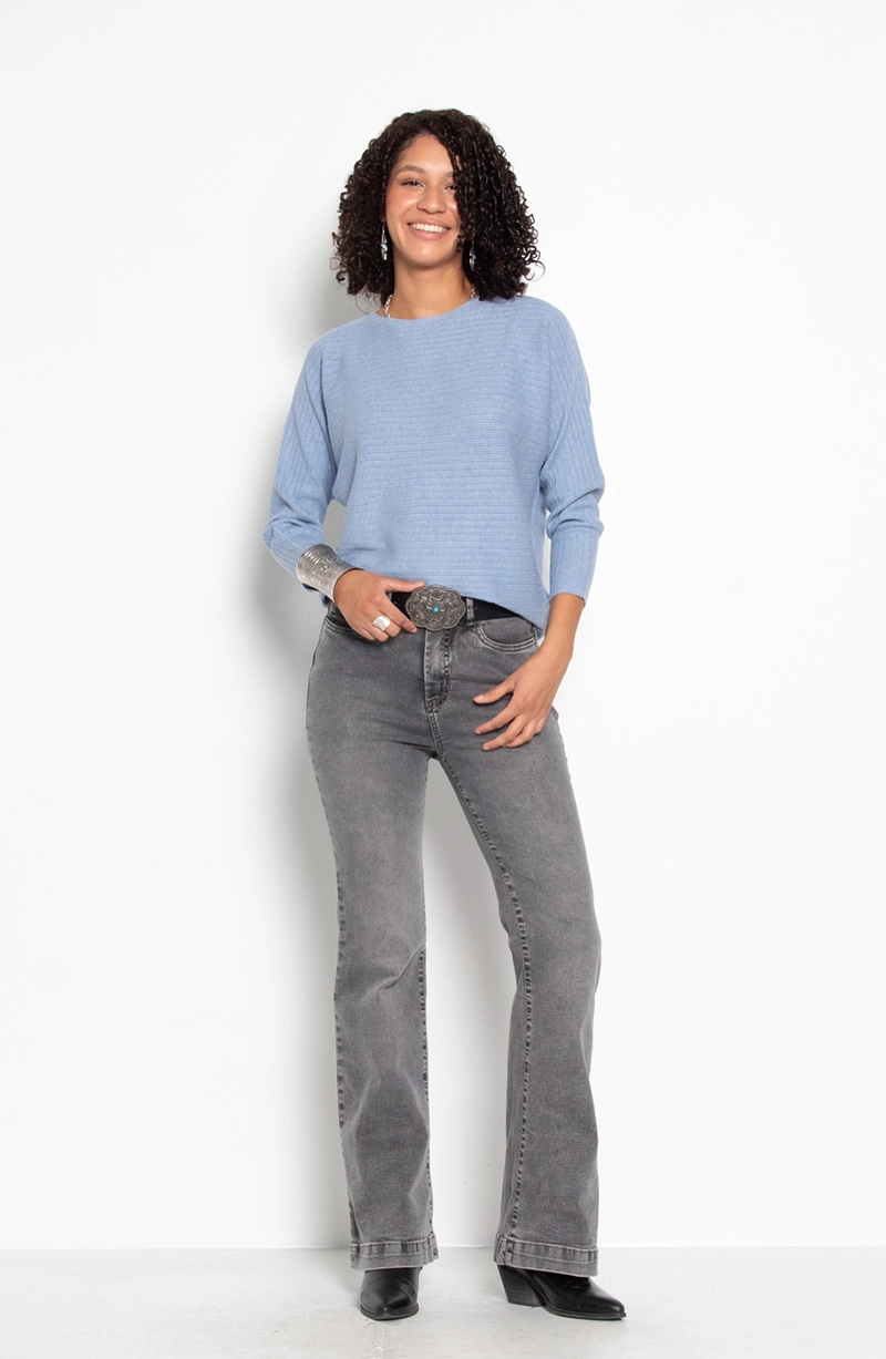 SWEATER MANGA 3/4 ESCOTE REDONDO - 4