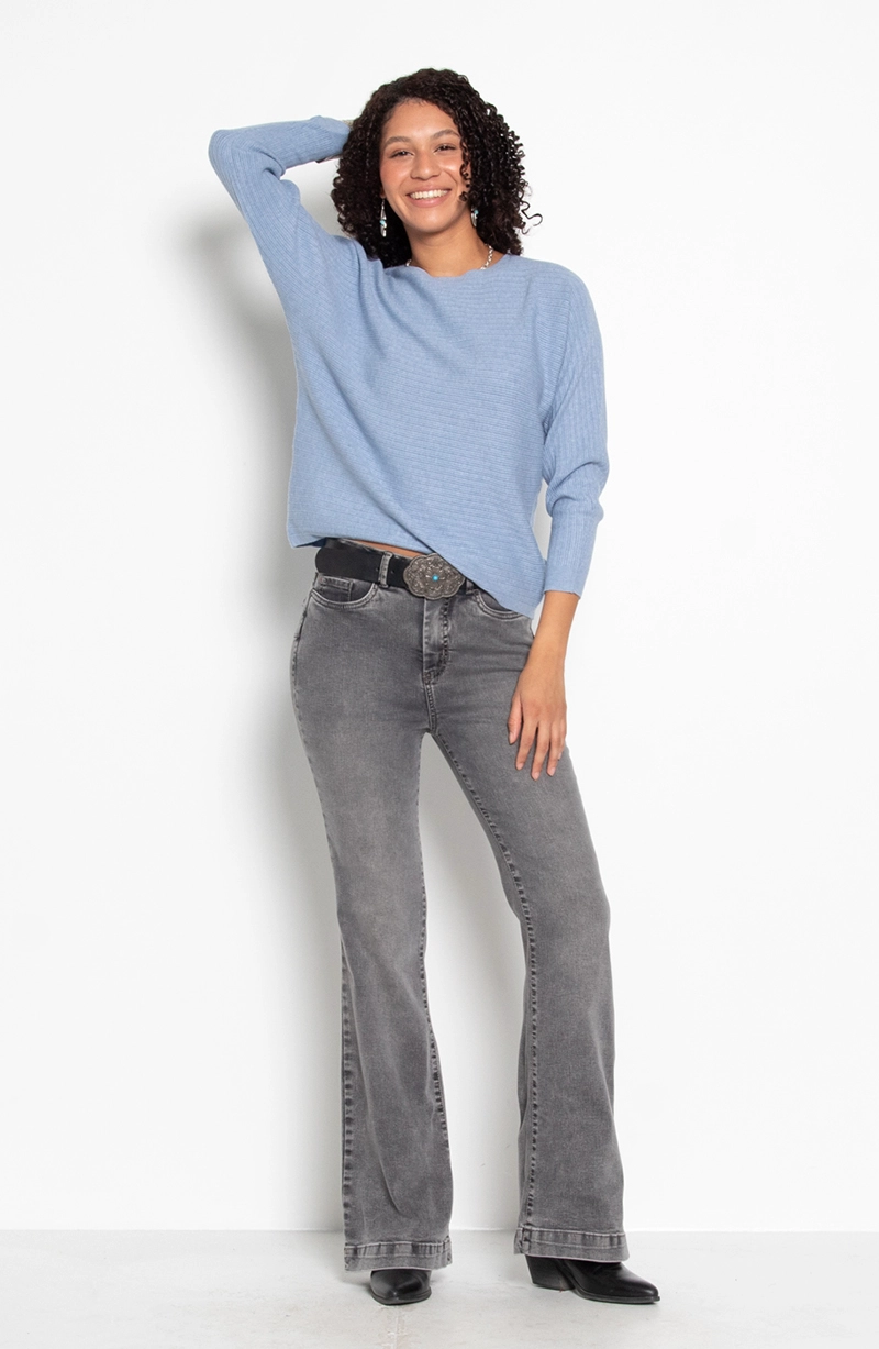 SWEATER MANGA 3/4 ESCOTE REDONDO - 5