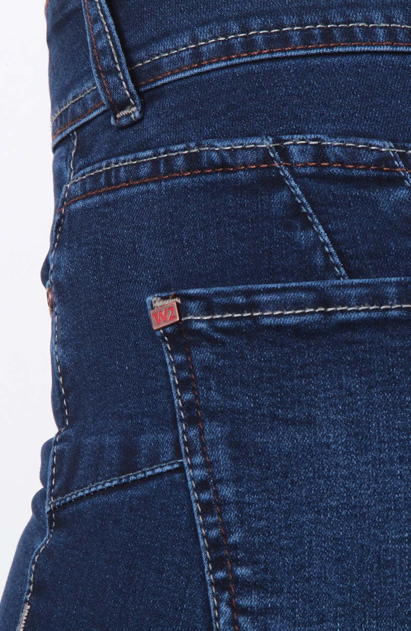 JEANS MUJER TIRO ALTO PIERNA FLARE PUSH UP PRETINA MEDIA - 7