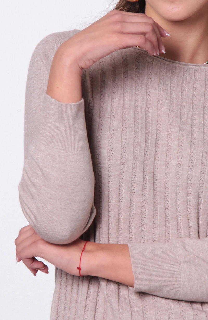 SWEATER MANGA 3/4 ESCOTE REDONDO - 2