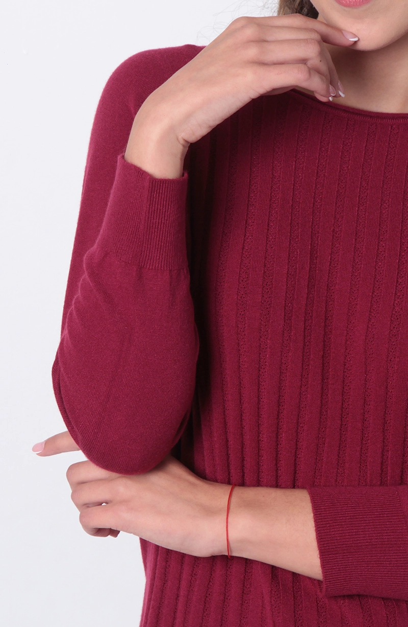 SWEATER MANGA 3/4 ESCOTE REDONDO - 2