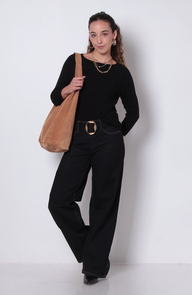 SWEATER MANGA 3/4 ESCOTE BOTE - 3