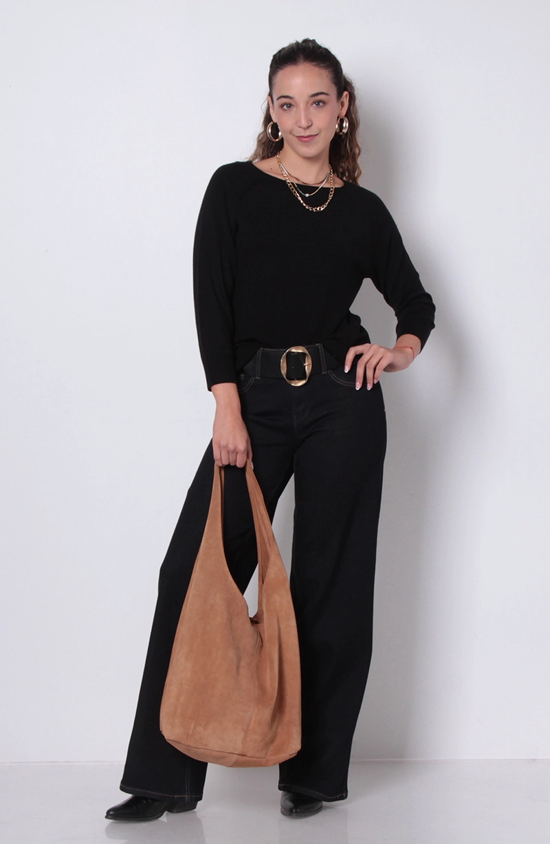 SWEATER MANGA 3/4 ESCOTE BOTE - 6