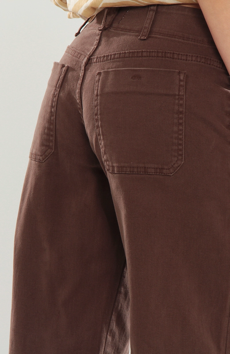 JEANS MUJER CARGO WIDE LEG TIRO ALTO PRETINA BASICA 1 BOTON - 9