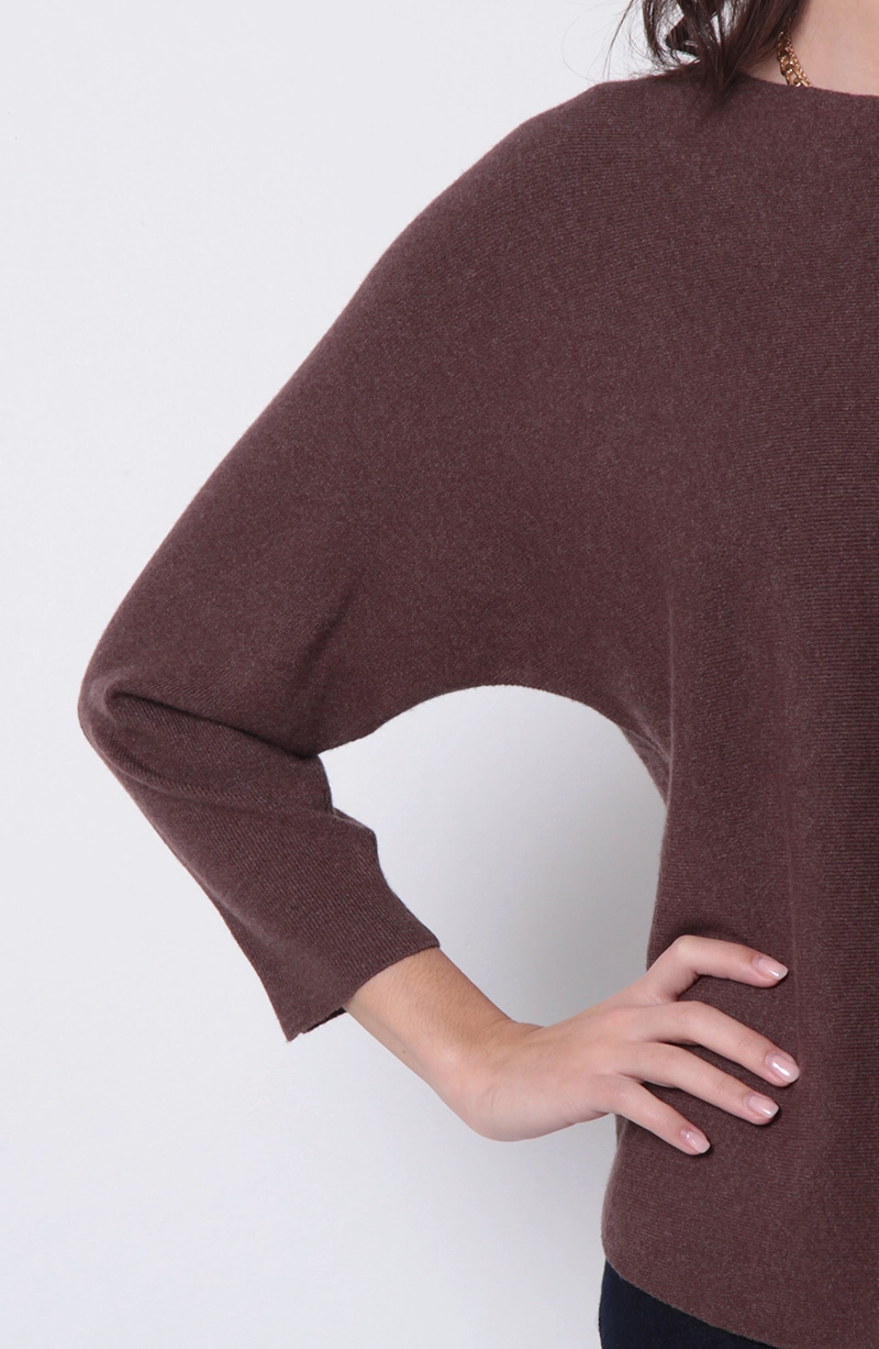 SWEATER MANGA 3/4 ESCOTE REDONDO - 7
