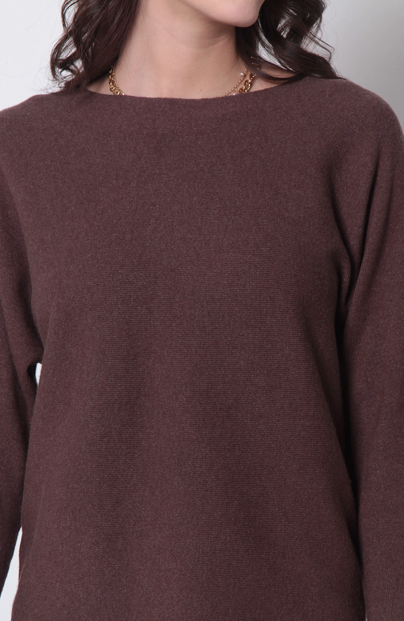 SWEATER MANGA 3/4 ESCOTE REDONDO - 8