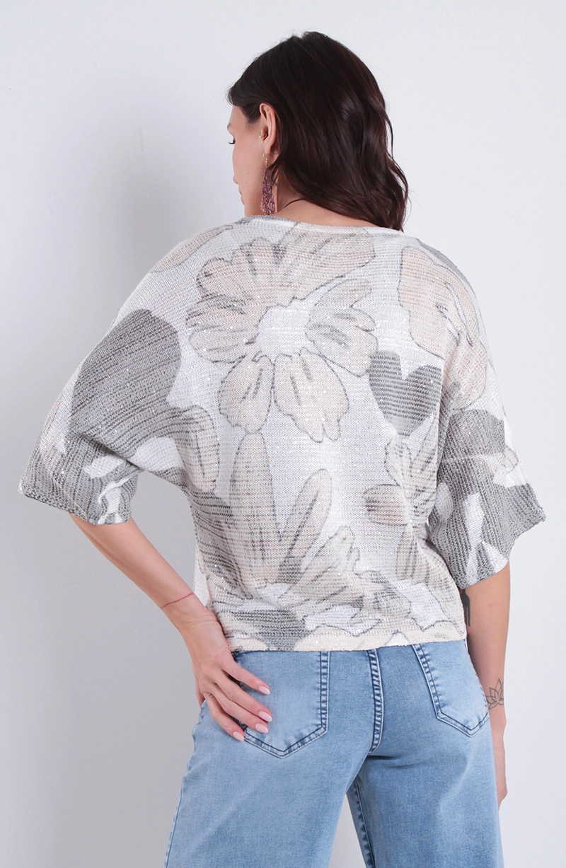 SWEATER SUBLIMADO MANGA 3/4 ESCOTE REDONDO - 4