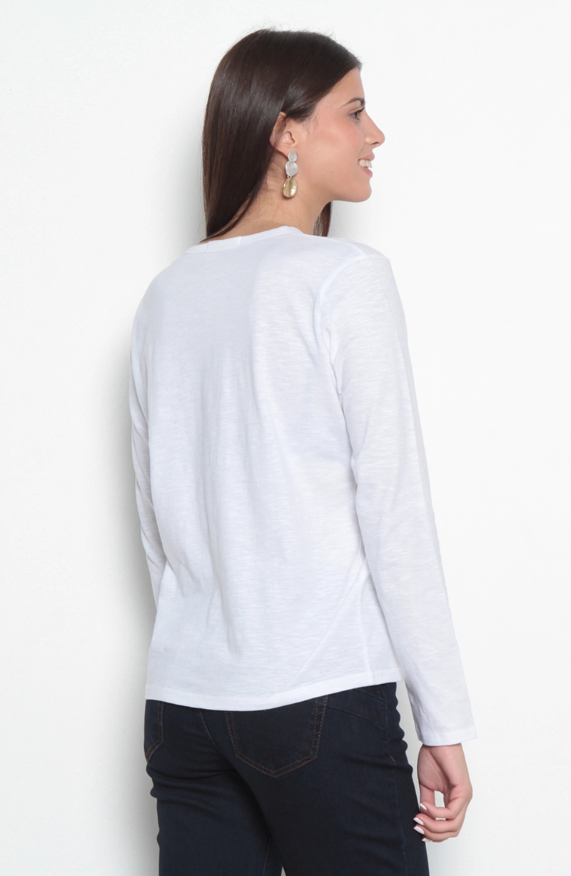 POLERA MANGA LARGA ESCOTE V - 4
