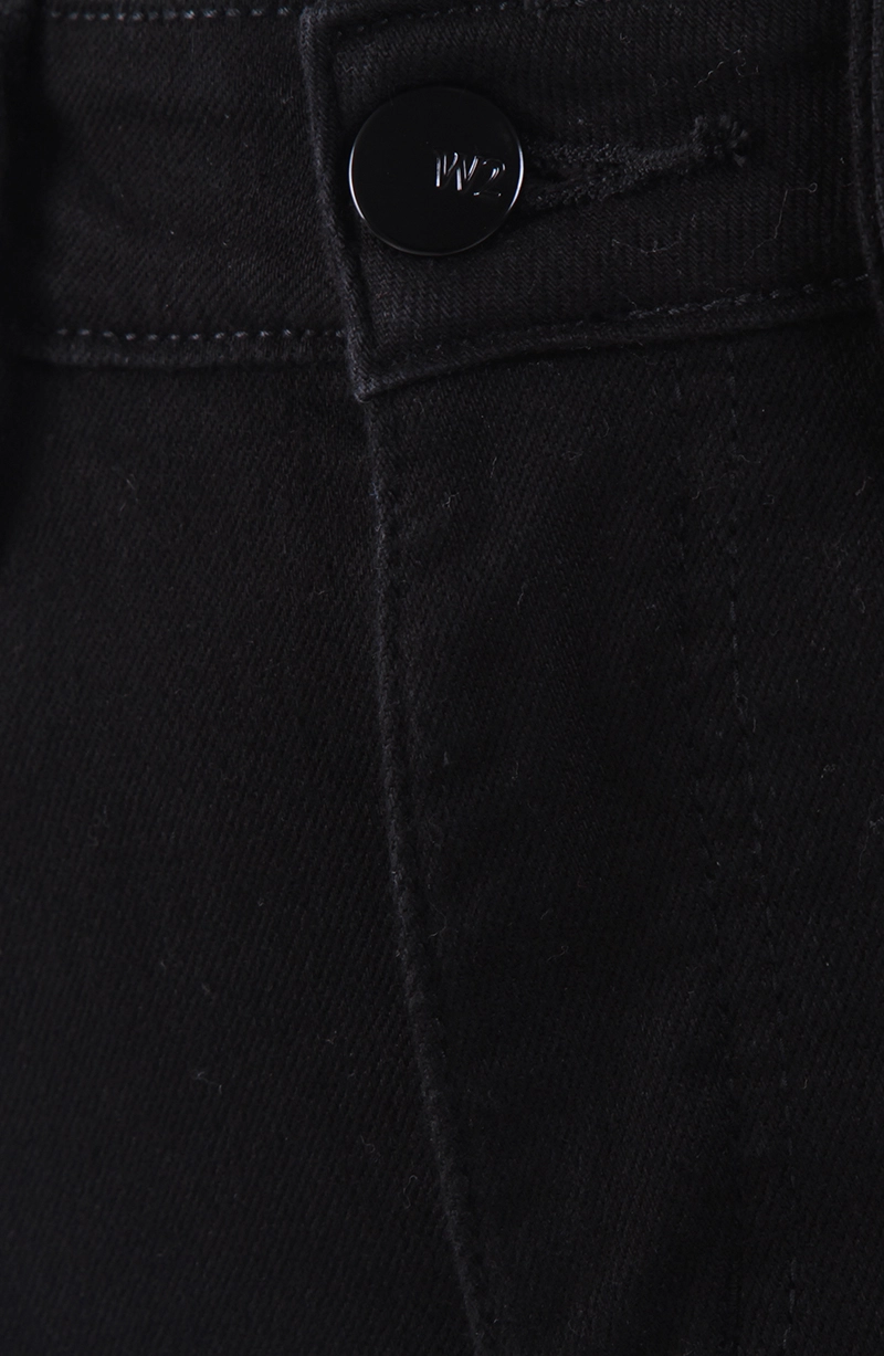 JEANS MUJER  RECTO TIRO ALTO PRETINA BASICA 1 BOTON - 3