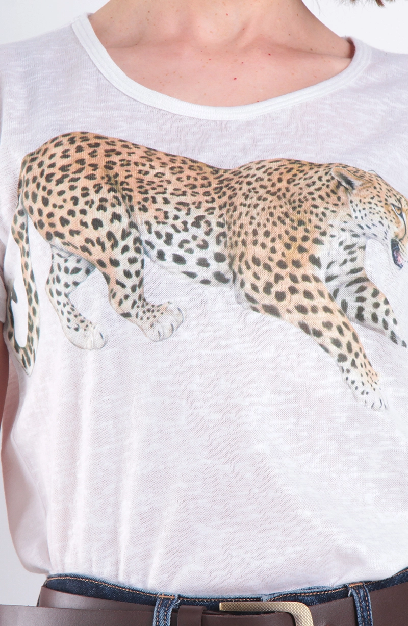 POLERA TIGRE SUBLIMADO MANGA CORTA ESCOTE REDONDO - 2