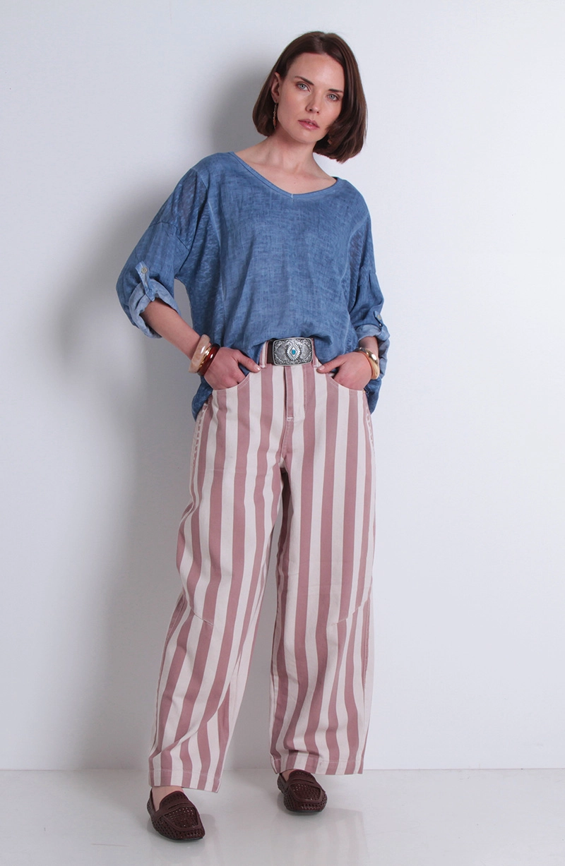 POLERA LINO MANGA 3/4 ESCOTE V - 3