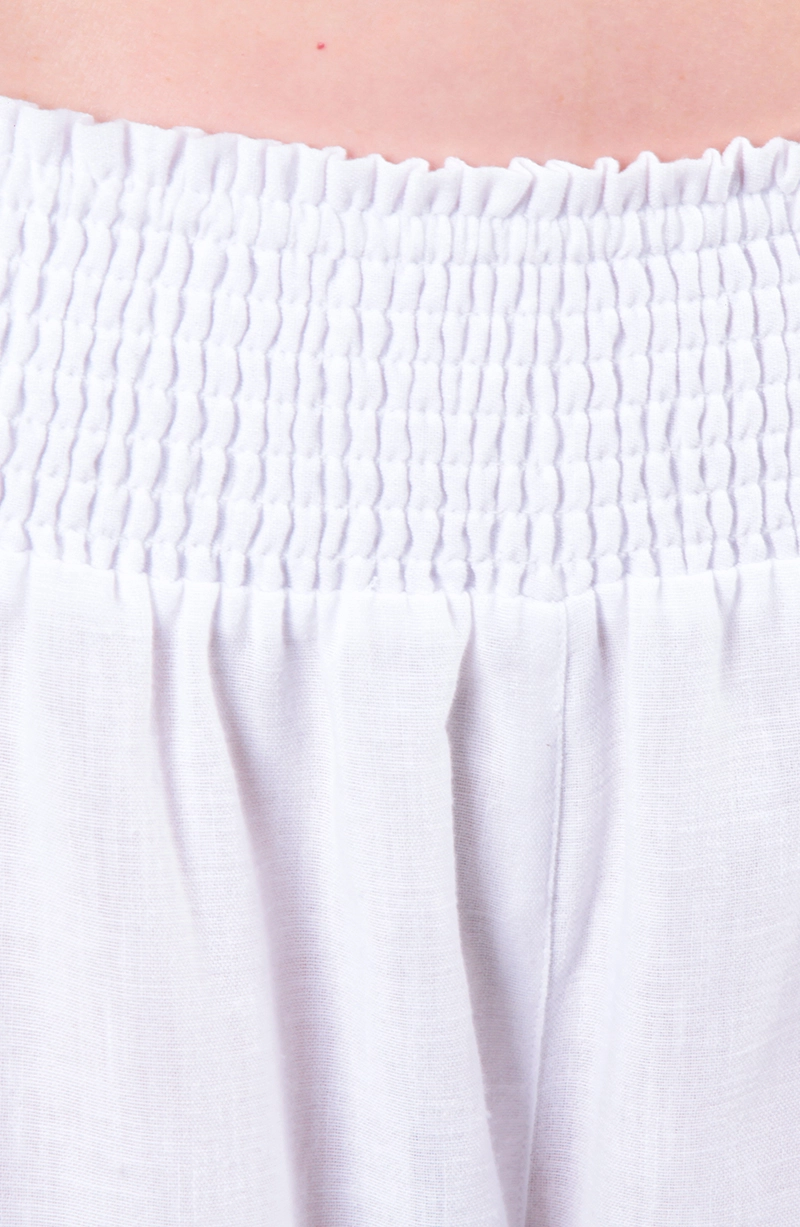PANTALON WIDE LEG TIRO ALTO PRETINA ELASTICADA - 2