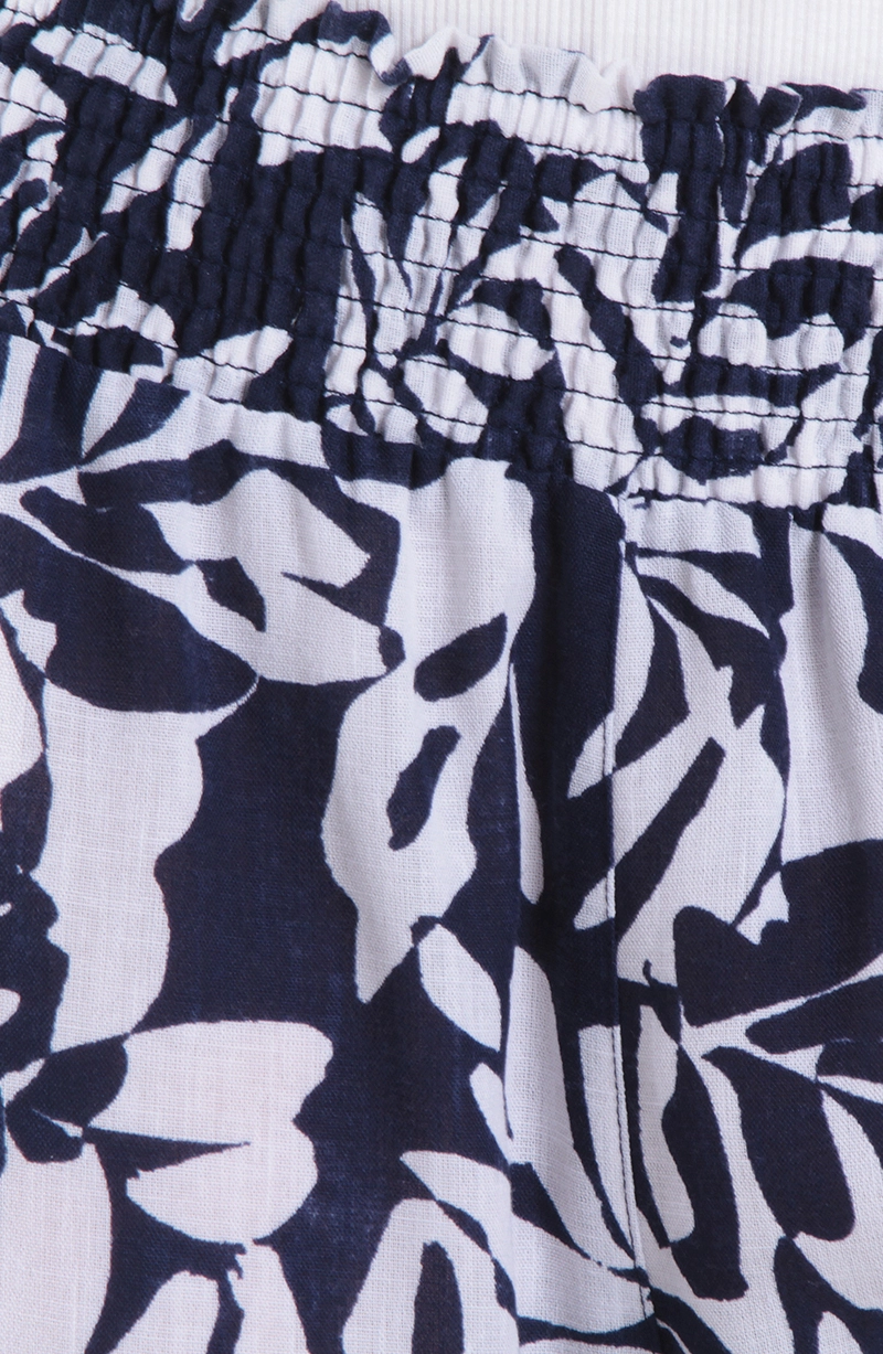 PANTALON ESTAMPADO WIDE LEG TIRO ALTO PRETINA ELASTICADA - 2