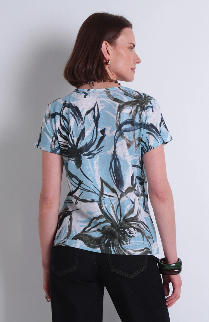POLERA MANGA CORTA SUBLIMADA ESCOTE V - 4