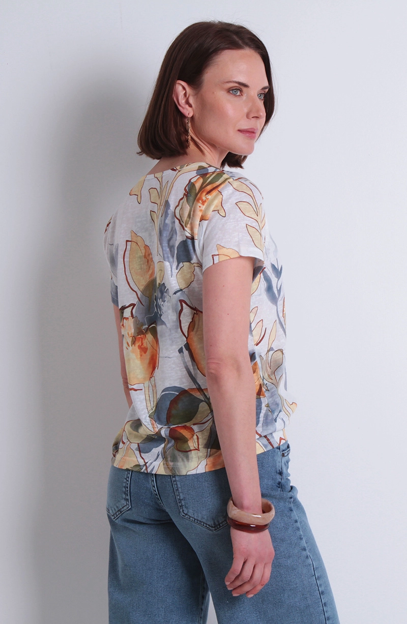 POLERA MANGA CORTA SUBLIMADA ESCOTE V - 4