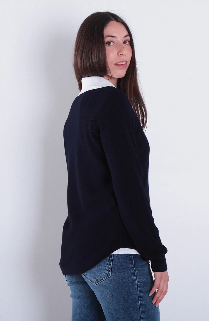 SWEATER MANGA LARGA ESCOTE BOTE - 4
