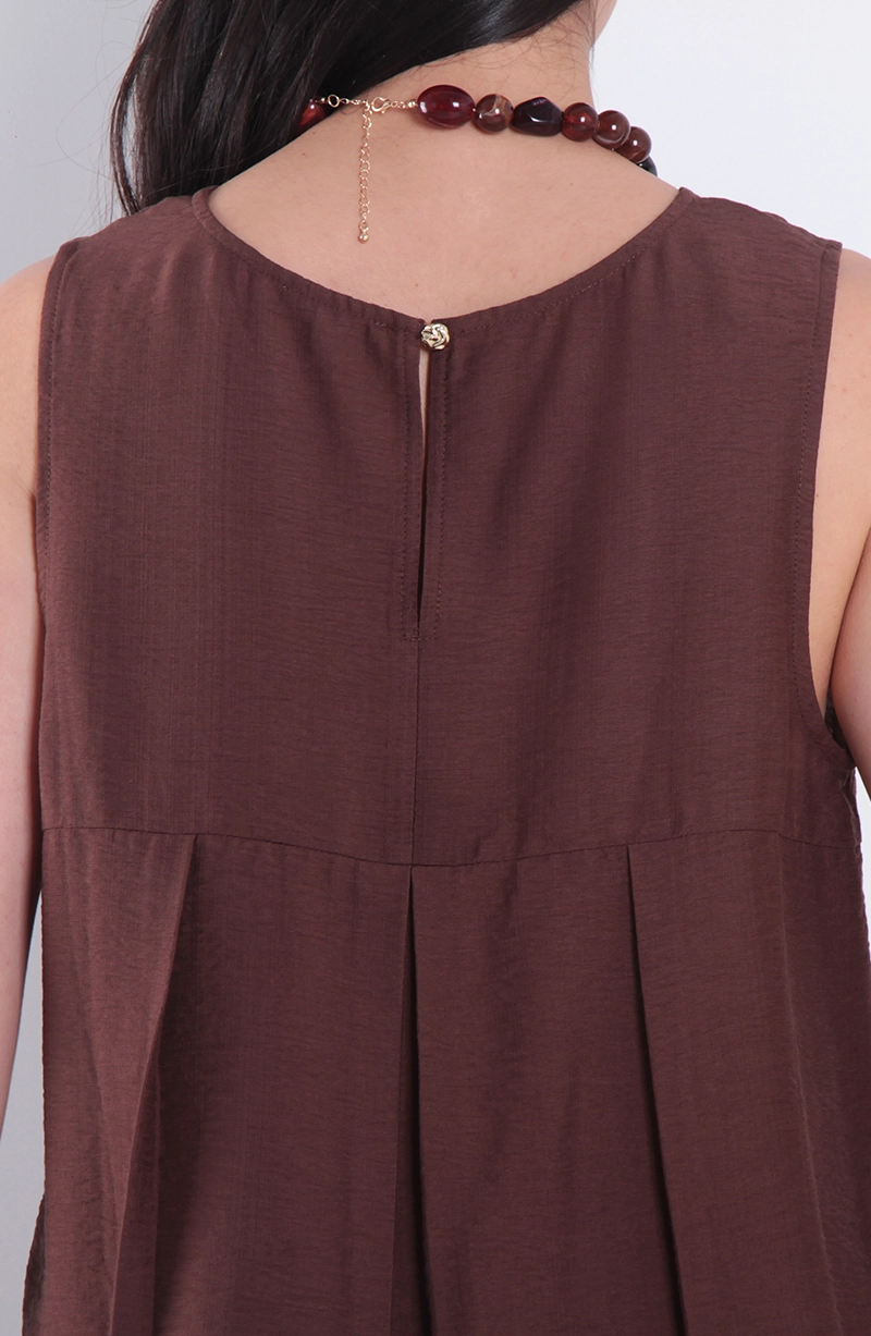 BLUSA  SIN MANGA ESCOTE REDONDO - 2